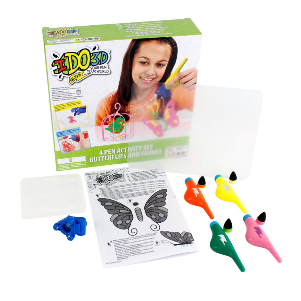 IDO3D Ultra 4 pen set "Butterfly & fairies