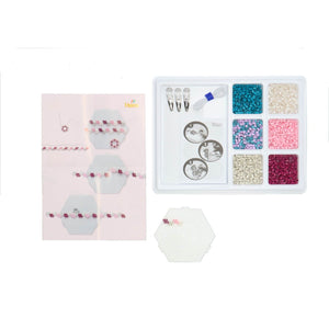 Hama strijkkralen 2400 stuks sieraden set roze