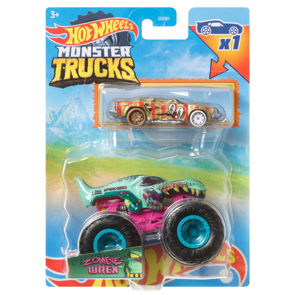 Hot Wheels Monster Trucks + Bonus 1:64 Assorti