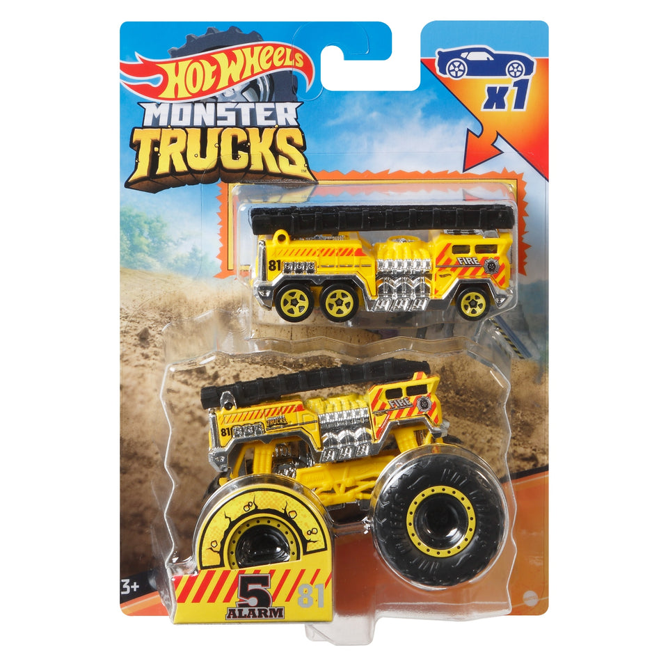 Hot Wheels Monster Trucks + Bonus 1:64 Assorti