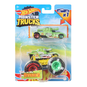 Hot Wheels Monster Trucks + Bonus 1:64 Assorti