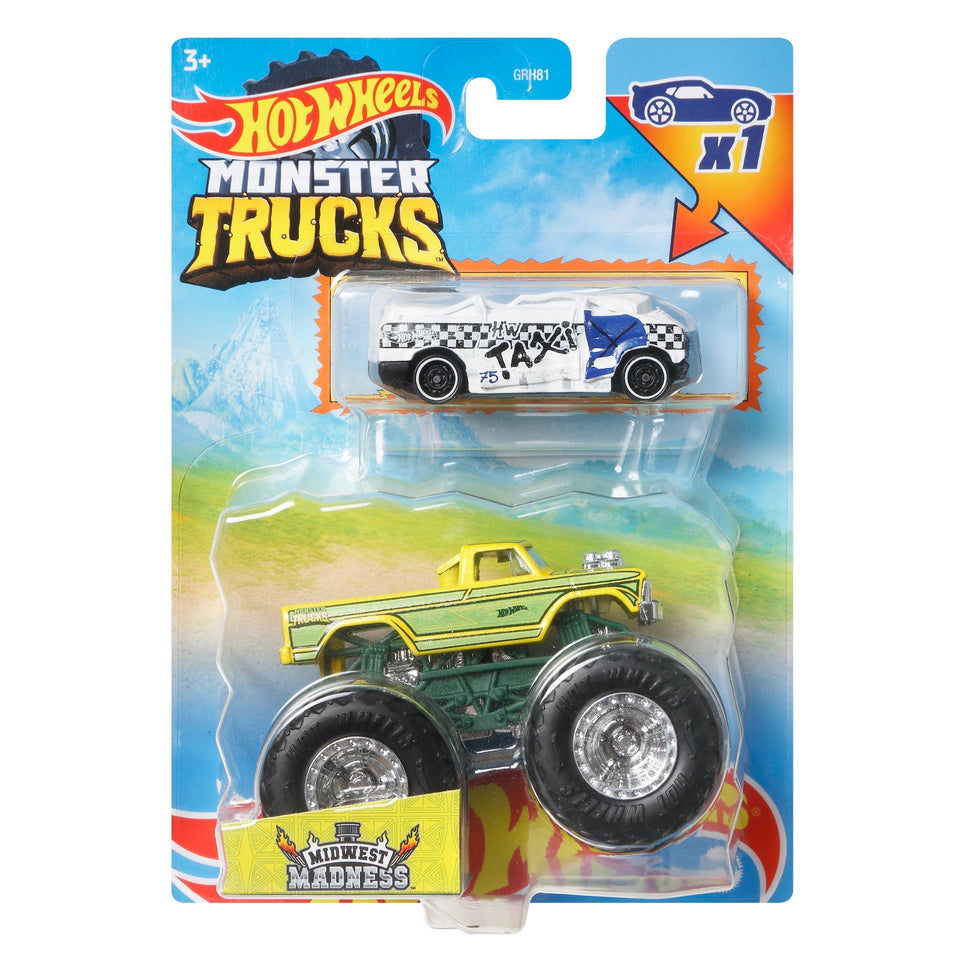 Hot Wheels Monster Trucks + Bonus 1:64 Assorti