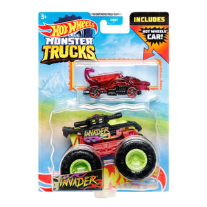 Hot Wheels Monster Trucks + Bonus 1:64 Assorti