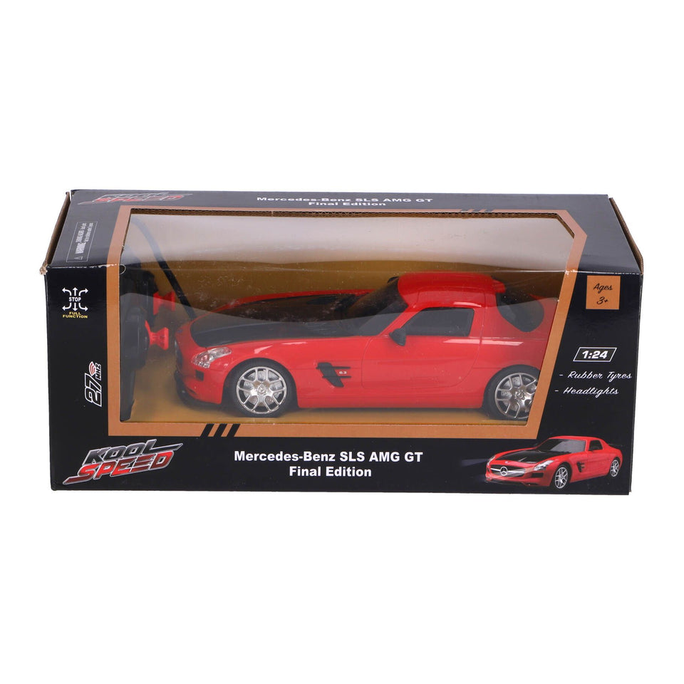 Radiografisch bestuurbare auto mercedes-benz 1:24  sls amg gt final edition rood