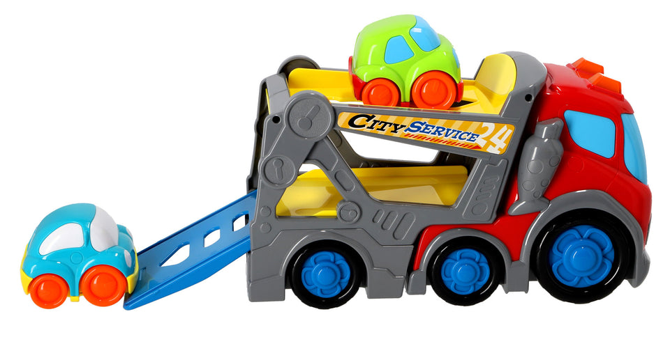 KiddyGo auto transporter 31 cm met licht en geluid