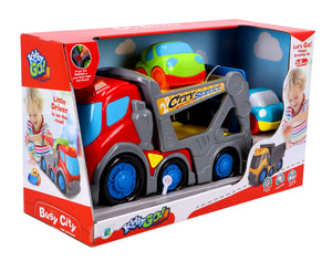 KiddyGo auto transporter 31 cm met licht en geluid