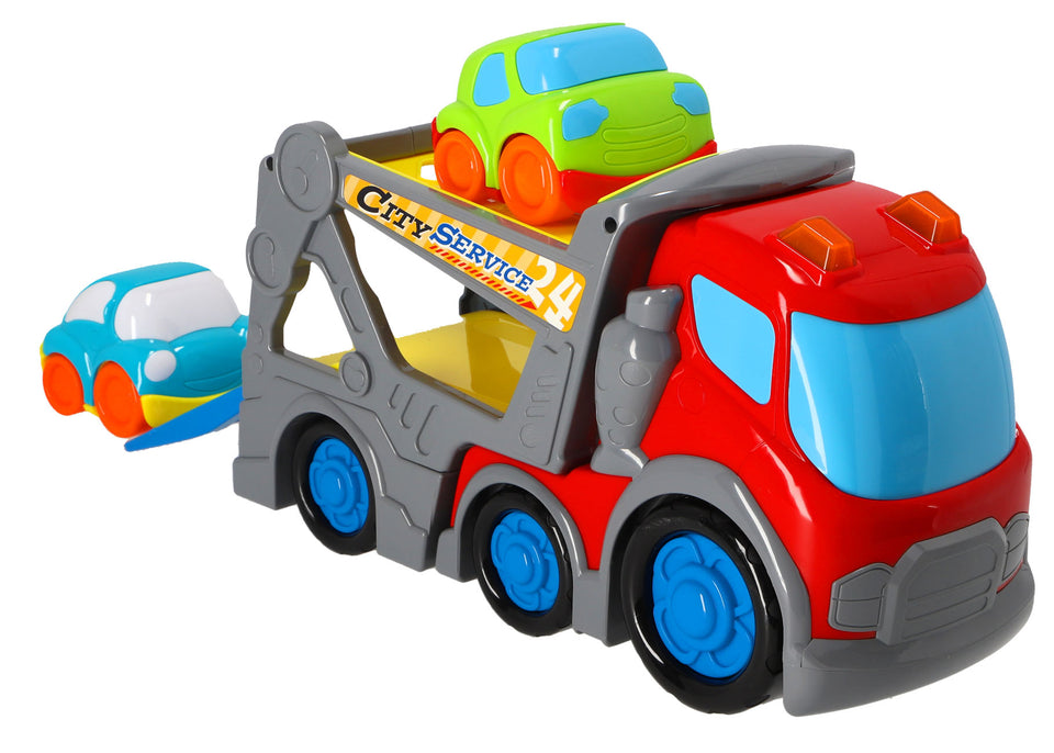 KiddyGo auto transporter 31 cm met licht en geluid