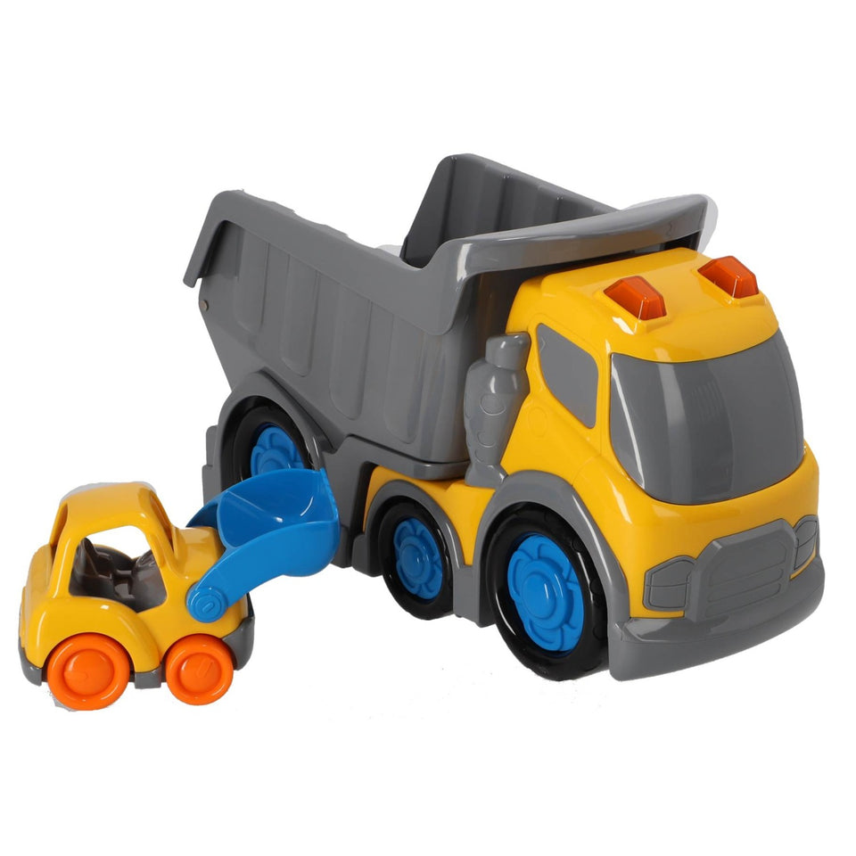 KiddyGo dump truck met licht en geluid 31 cm