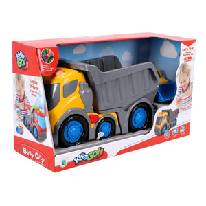 KiddyGo dump truck met licht en geluid 31 cm