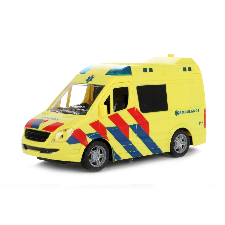 Cars ambulance truck groot Nederlands frictie met licht en geluid