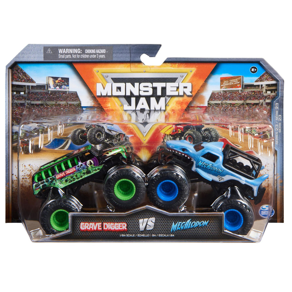 Monster Jam 1:64 2-pack assorti