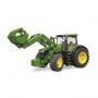 Bruder Tractor John Deere 7R 350 Met Frontlader