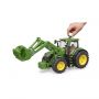 Bruder Tractor John Deere 7R 350 Met Frontlader