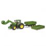 Bruder Tractor John Deere 7R 350 Met Aanhanger