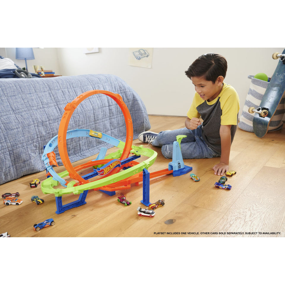 Hot Wheels action loop cycloon challenge