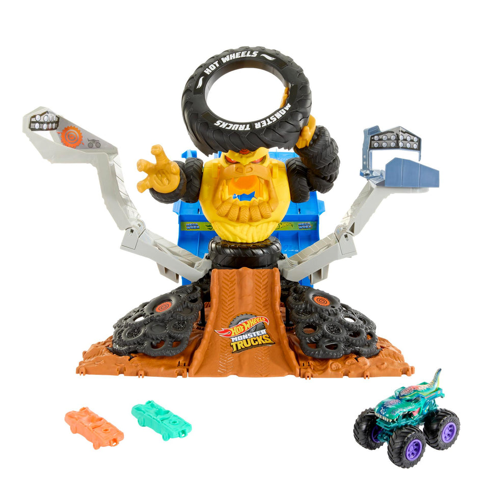 Hot Wheels monstertruck arena smasher takedown