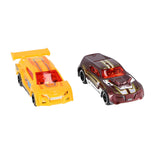 Racebaan met looping en 2 diecast auto's