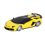 Radiografisch bestuurbare auto lamborghini 1:24 aventador svj roadster geel