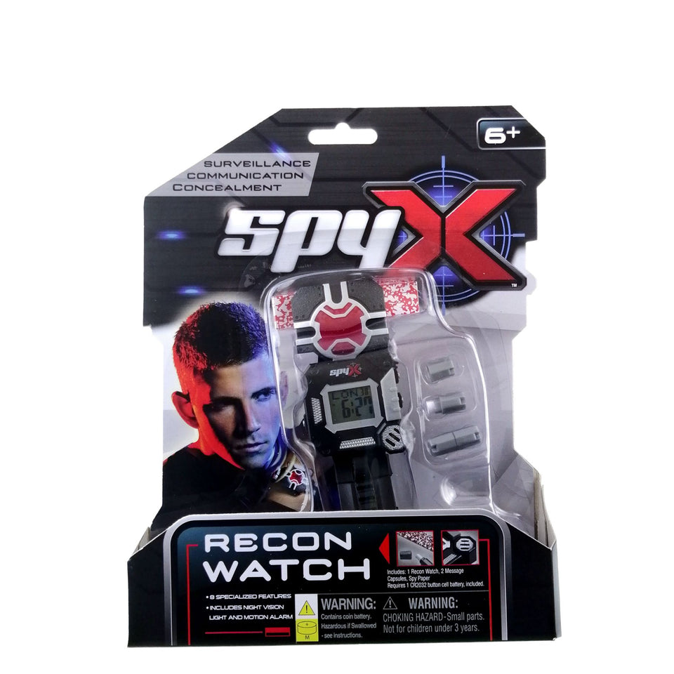 Spionnenhorloge Spy2X Recon 8-in-1