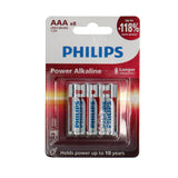 Batterij Philips AAA 8 stuks Power Alkaline