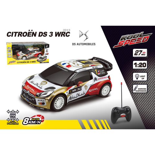 Radiografisch bestuurbare auto citroen 1:20 ds 3 wrc