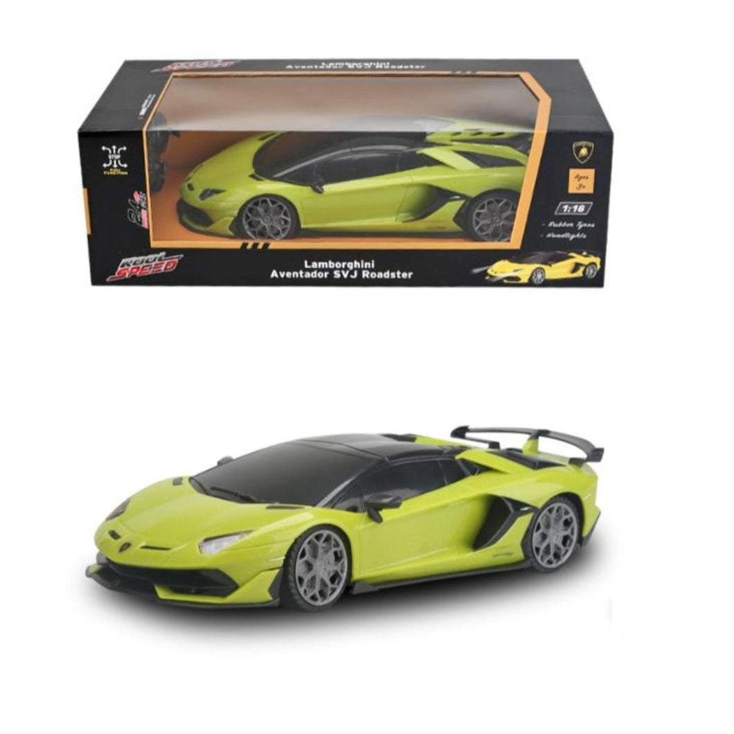 Radiografisch bestuurbare auto lamborghini 1:16 2,4g aventador svj roadster neon