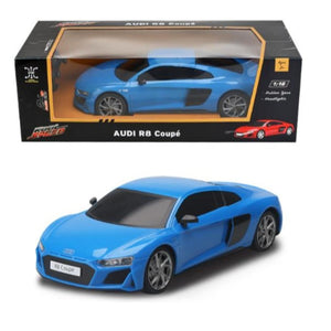 Radiografisch bestuurbare auto audi 1:16 2.4g r8 coupé blauw