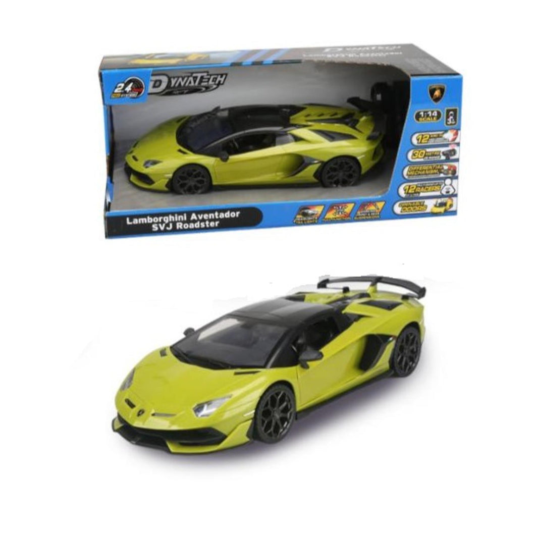 Radiografisch bestuurbare auto lamborghini 1:14 2.4g aventador neon groen