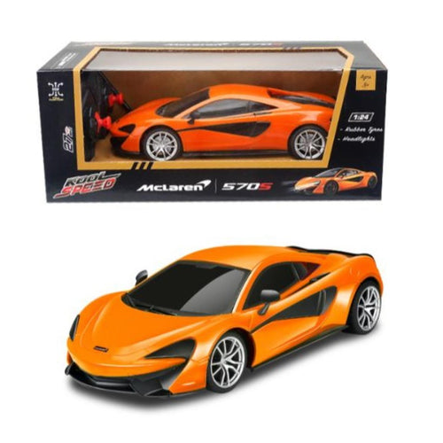 Radiografisch bestuurbare auto Mclaren 1:24 570s oranje