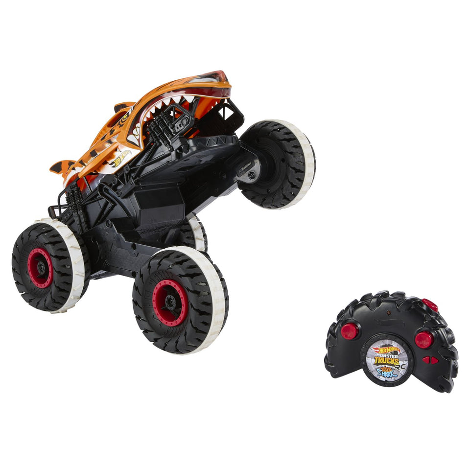 Hw Rc Monster Trucks Unstoppable Tiger Shark 1:15 RC Vehicle