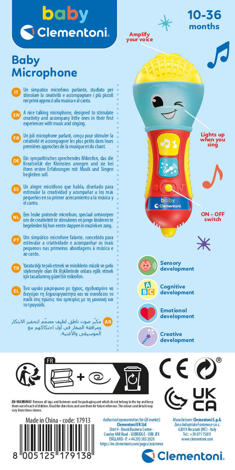 Clementoni baby microfoon