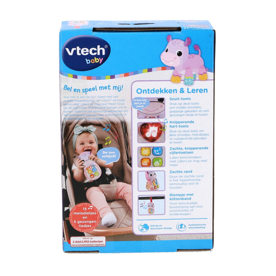 Pc Vtech Baby Hippofoontje Roze