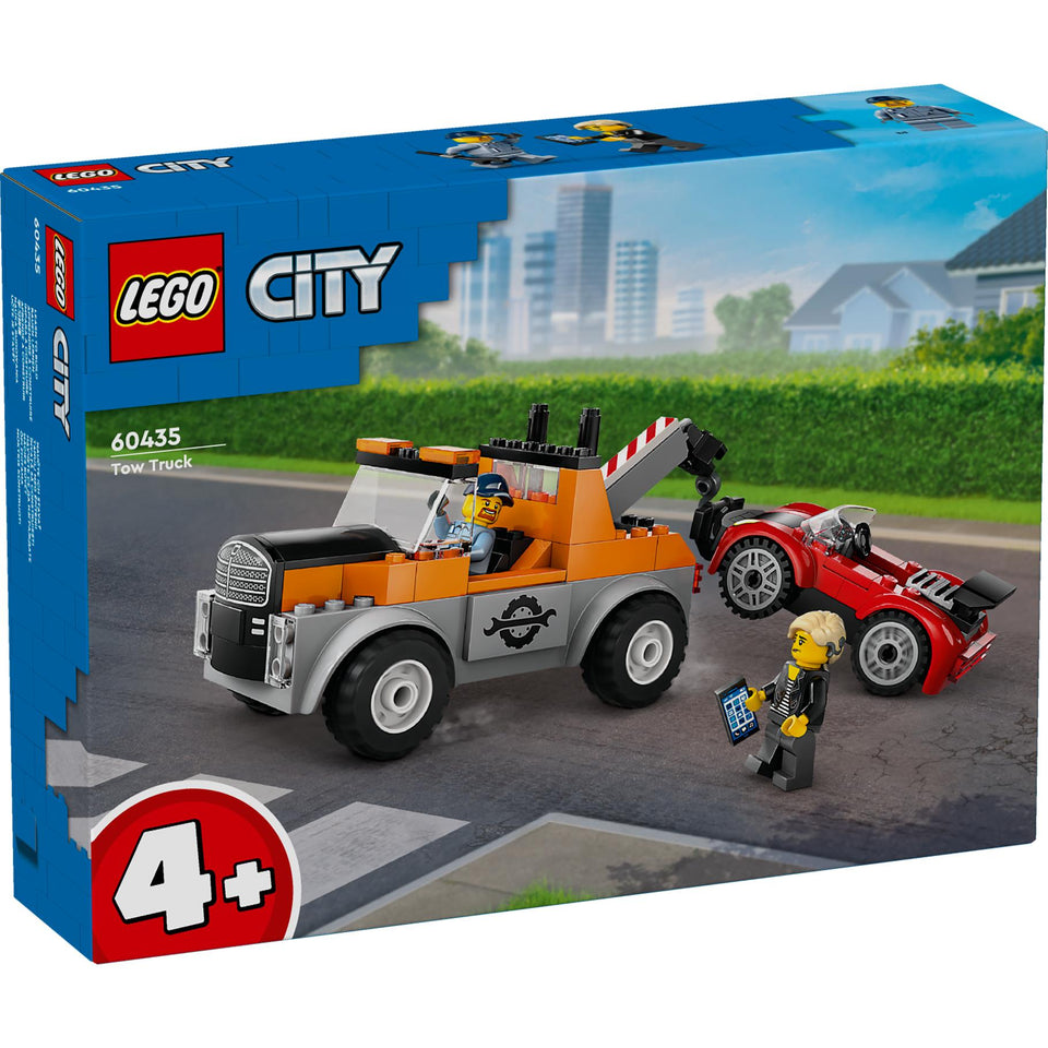 LEGO 60435 City Great Vehicles Sleepwagen En En Sportautoreparatie