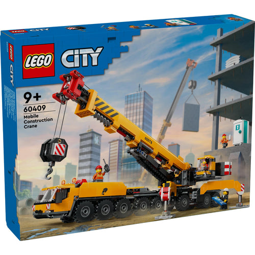 LEGO 60409 City Big Vehicles Gele Mobiele Bouwkraan