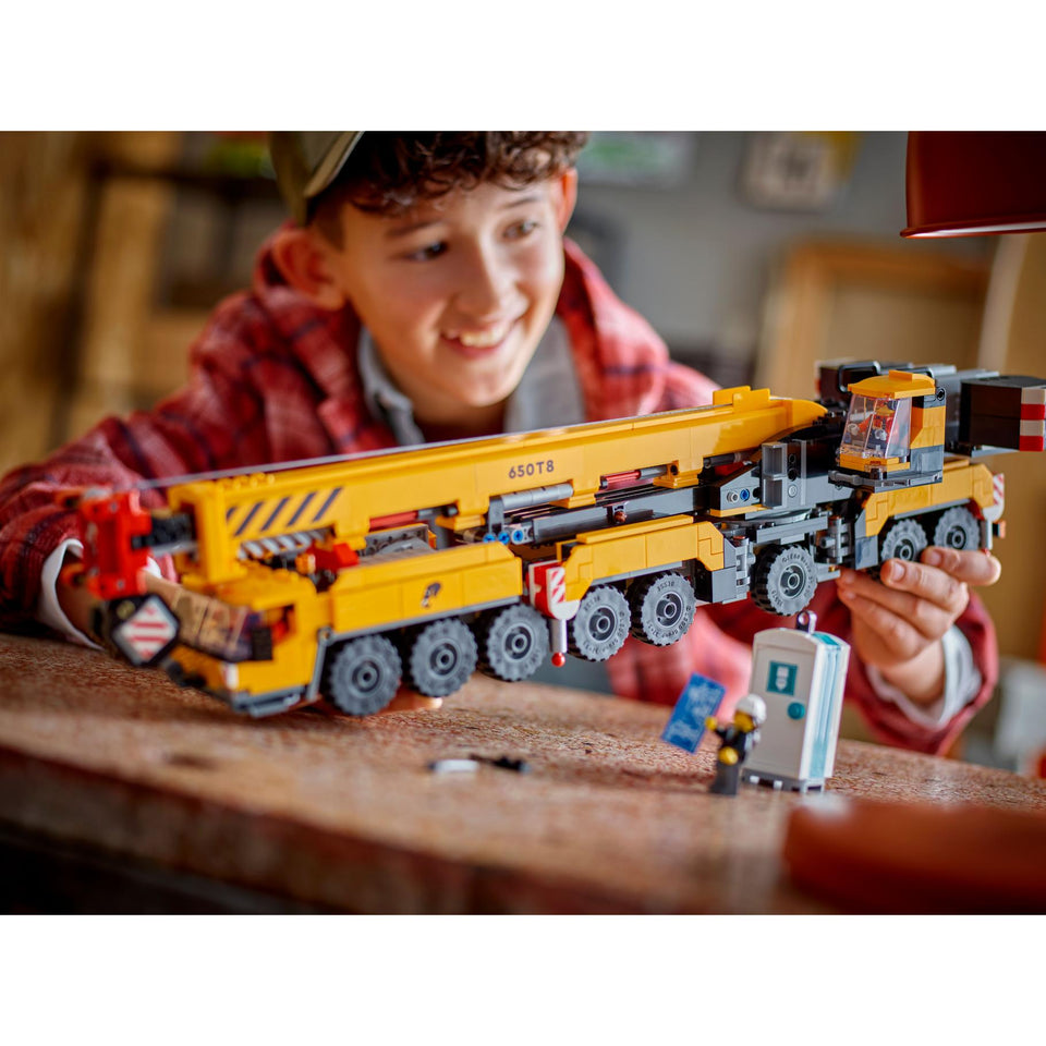 LEGO 60409 City Big Vehicles Gele Mobiele Bouwkraan