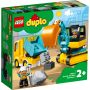 LEGO 10931 DUPLO Truck & Graafmachine met rupsbanden