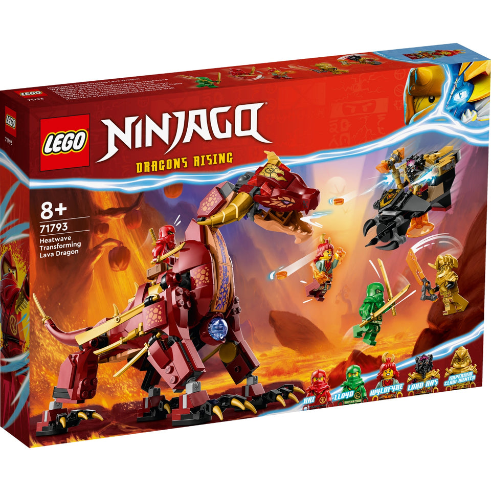 LEGO  Ninjago 71793 Heatwave Transformerende Lavad Lavadraak