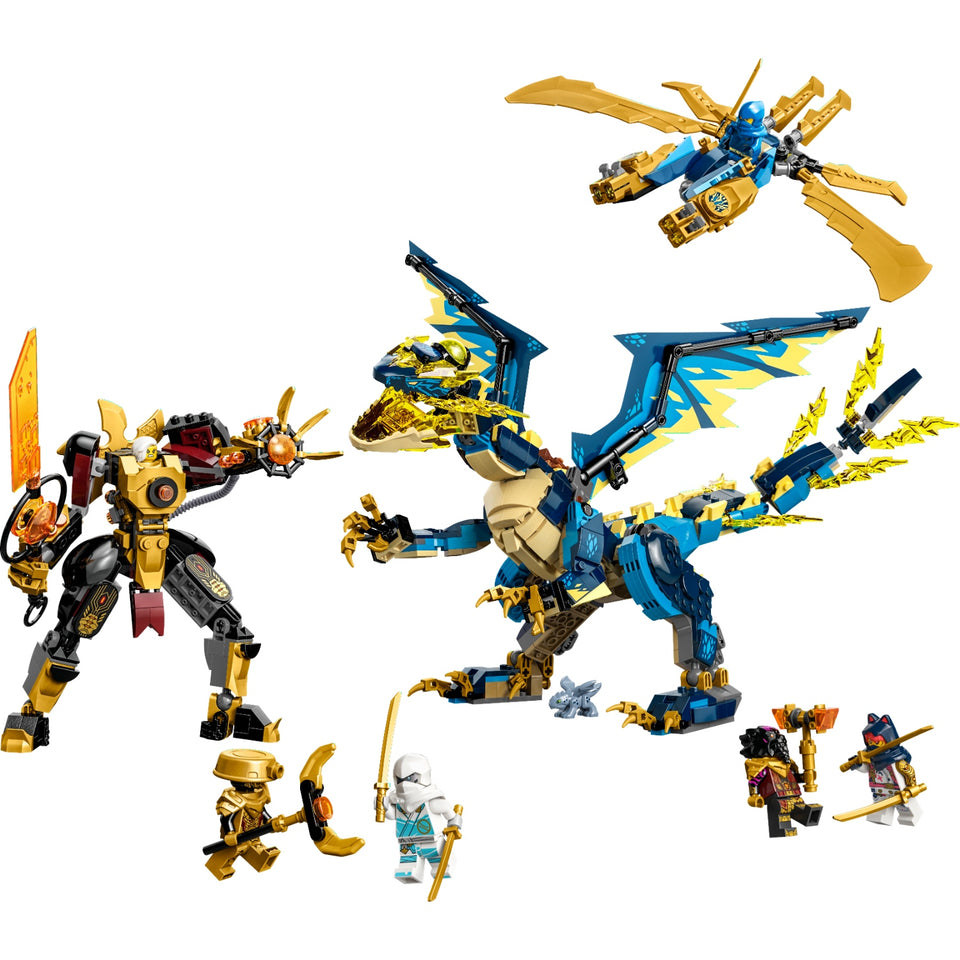 LEGO 71796 Ninjago Elementdraak vs. de mecha van de keizerin