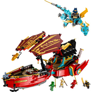 LEGO  Ninjago 71797 Destiny's Bounty   Race Tegen  de klok