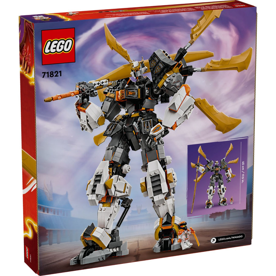 LEGO 71821 Ninjago Cole's Reusachtige Drakenmecha