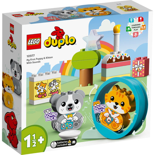 LEGO 10977 DUPLO Mijn eerste Puppy en Kitten  met geluid