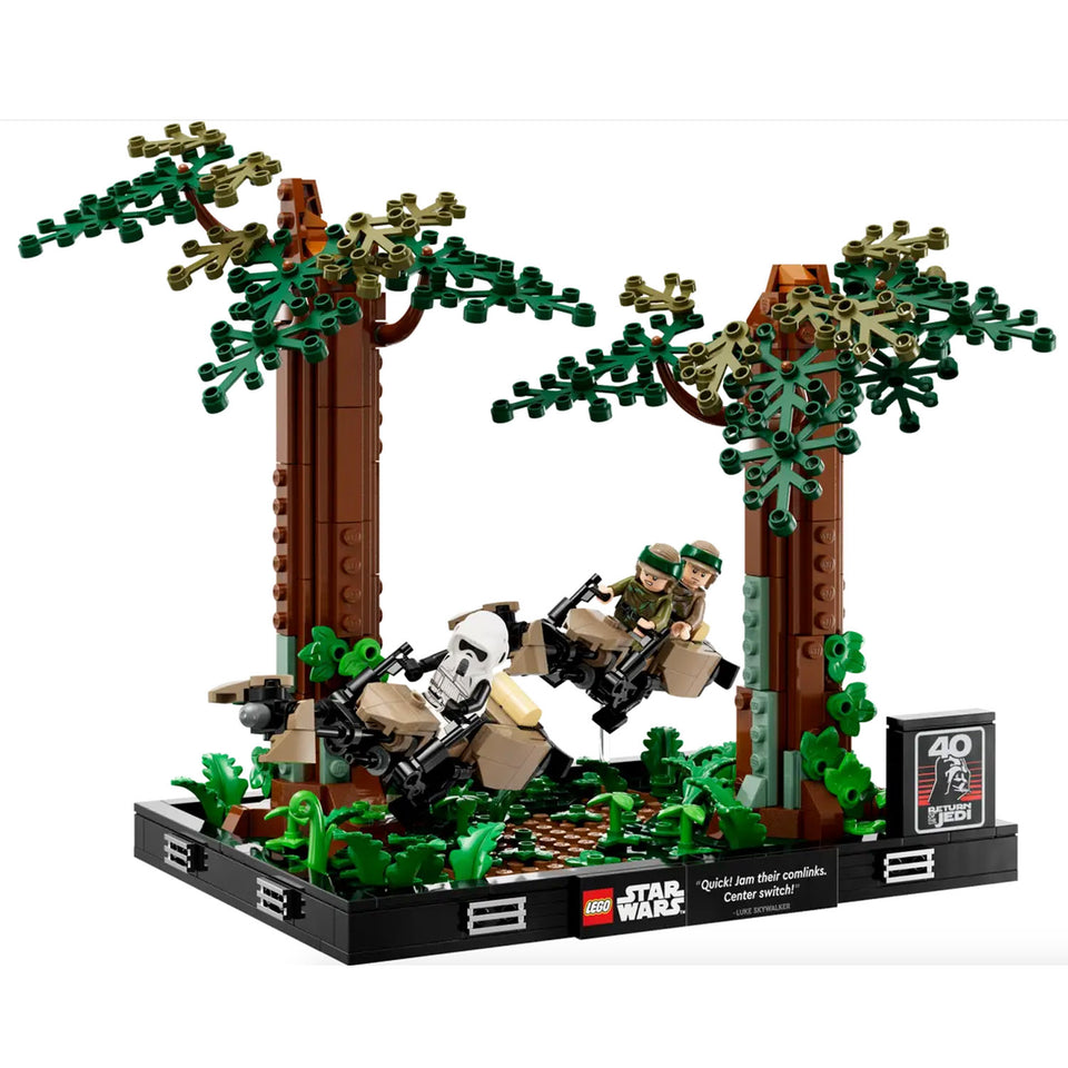 LEGO 75353 Star Wars Endor speederachtervolging diorama