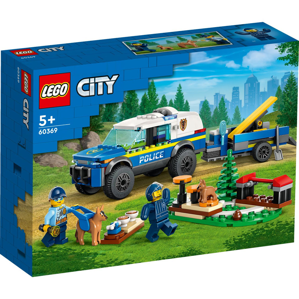 LEGO 60369 City Mobiele training voor  politiehonden