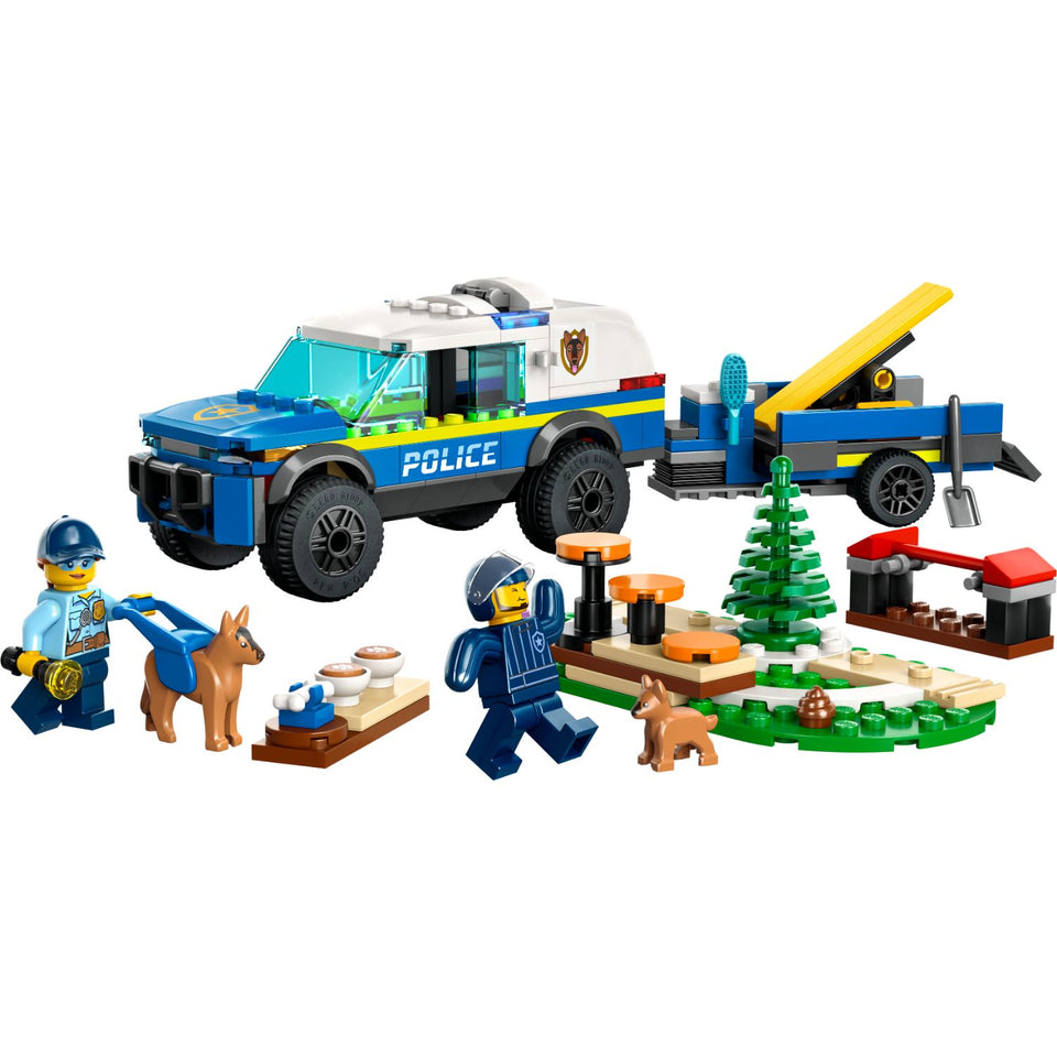 LEGO 60369 City Mobiele training voor  politiehonden