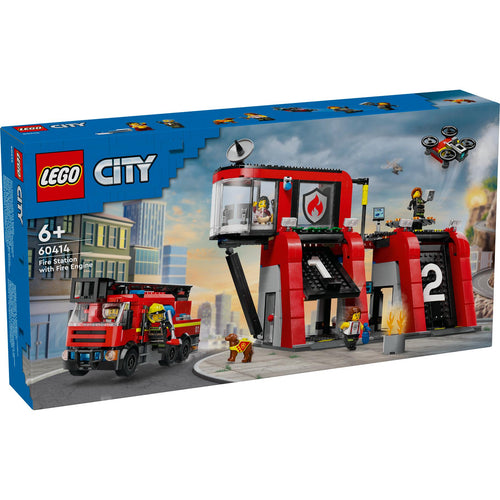 LEGO 60414 City Brandweerkazerne  En Brandweerauto