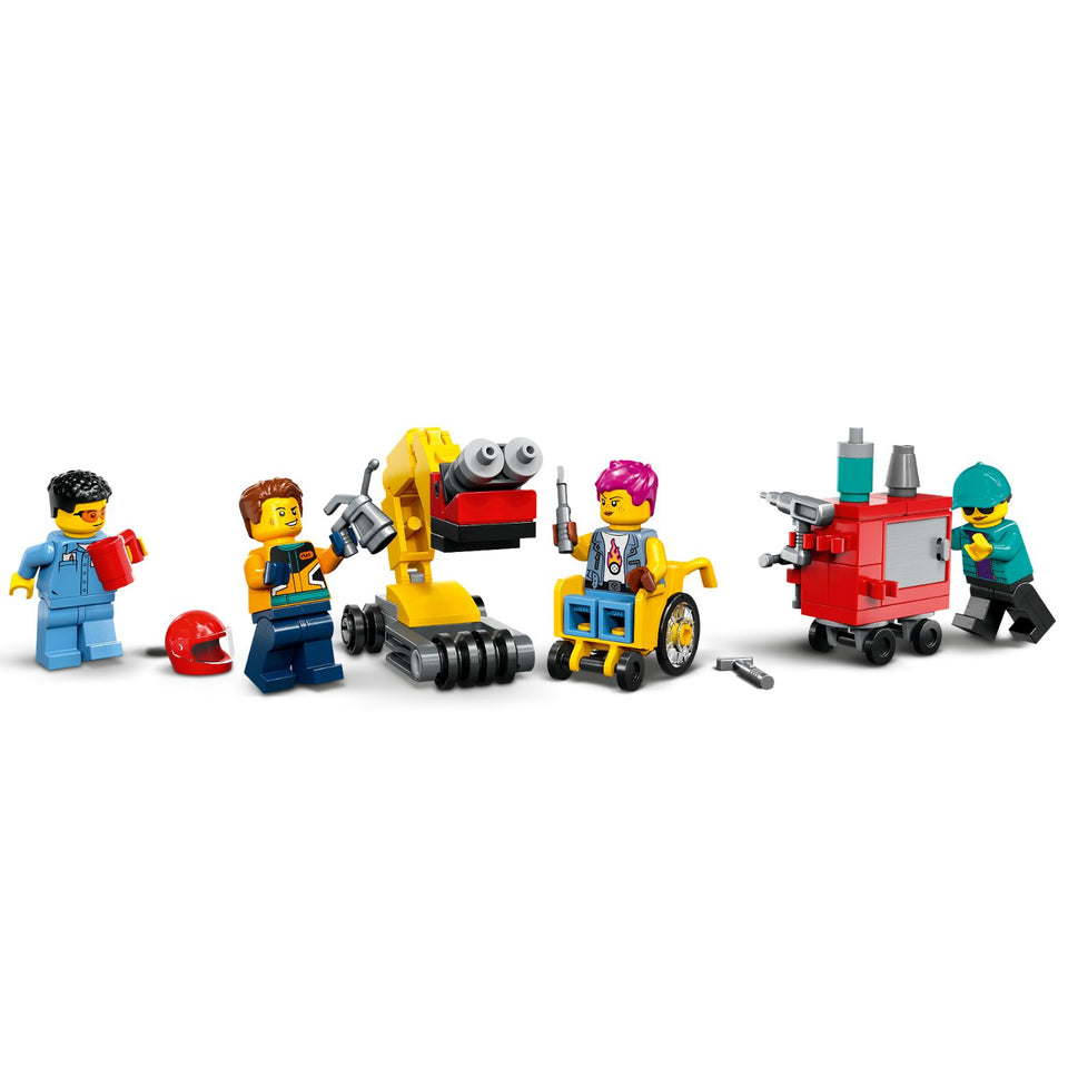 LEGO 60389 City Garage voor aanpasbare auto's