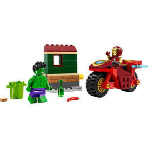 LEGO 76287 Super Heroes Iron Man met motor en  de Hulk