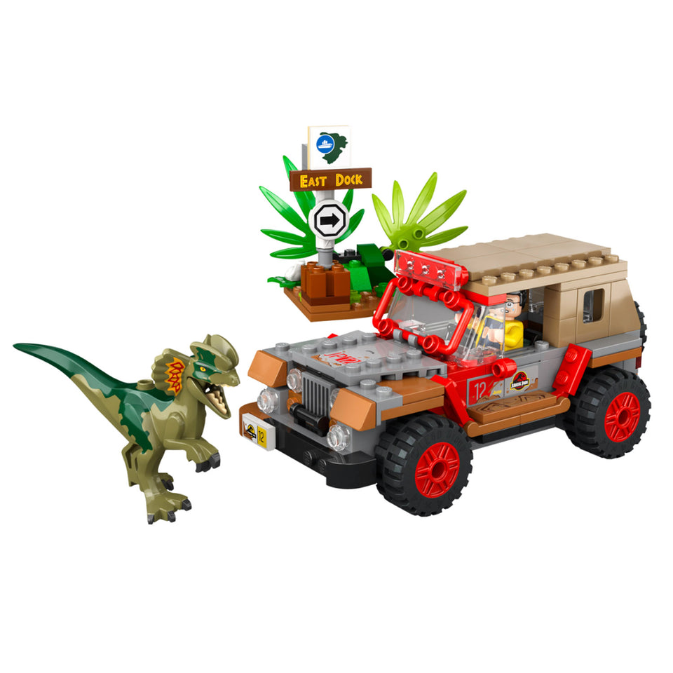 LEGO 76958 Jurassic World Dilophosaurus Hinderlaag