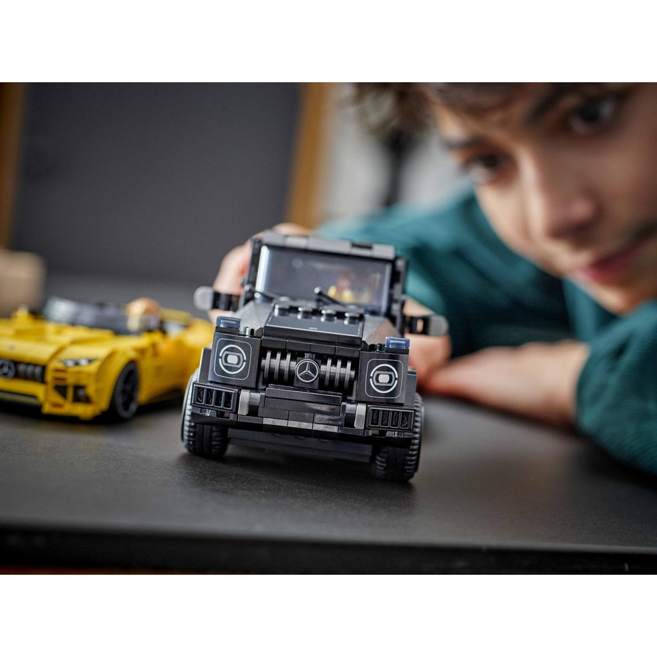 LEGO 76924 Speed Champions Mercedes-AMG G 63 en  Mercedes-AMG SL 63