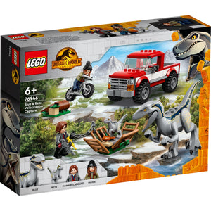 LEGO Jurassic World 76946 Blue & Beta Velociraptor vangst